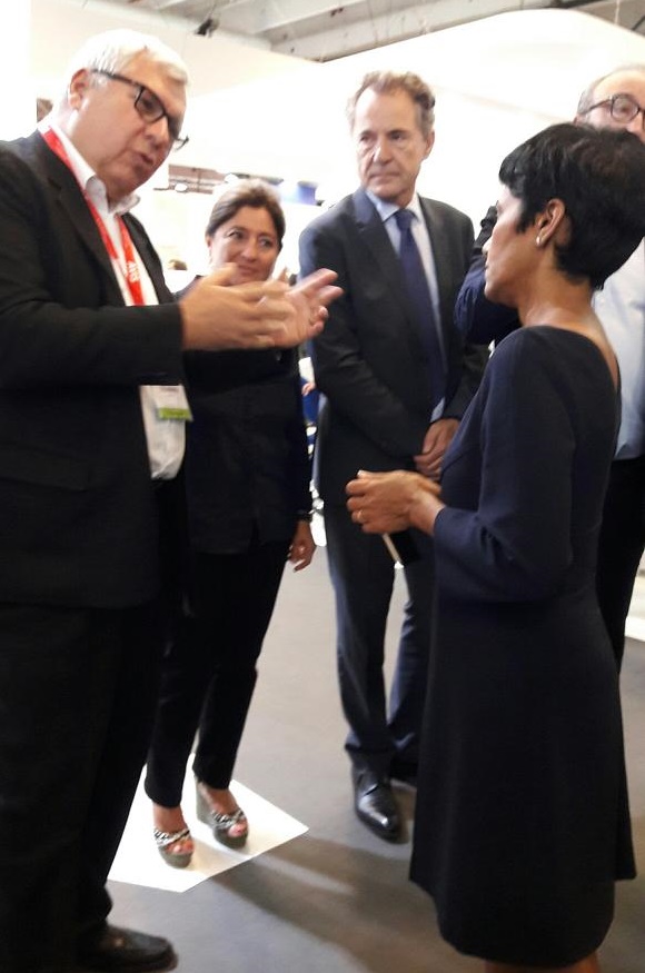 Jean-Marc Rozé face à Ericka Bareigts - DR : M.S. Jean-Marc Rozé face à Ericka Bareigts - DR : M.S.