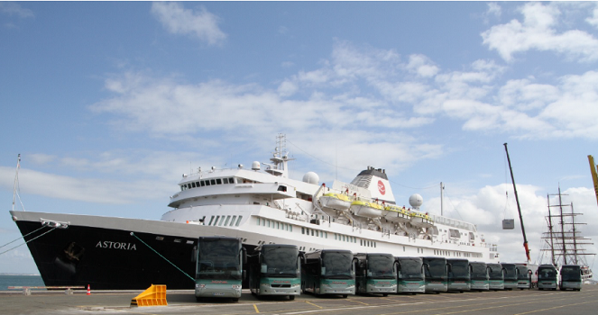 Michel Voyages a affrété l'Astoria fin août et début septembre 2016 - Photo DR