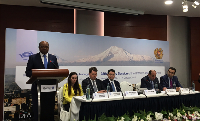 Les membres affiliés de l'OMT étaient réunis à Erevan du 1er au 4 octobre 2016 - Photo : Flickr/OMT Les membres affiliés de l'OMT étaient réunis à Erevan du 1er au 4 octobre 2016 - Photo : Flickr/OMT