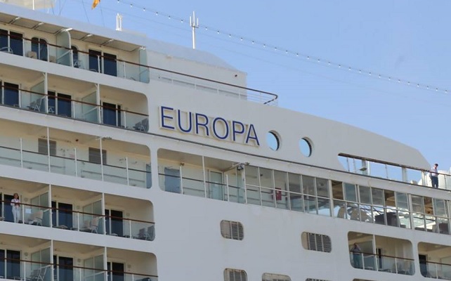 L'Europa est le premier navire de croisière à venir en escale à Tunis depuis l'attaque du musée du Bardo en 2015 - Photo : DR