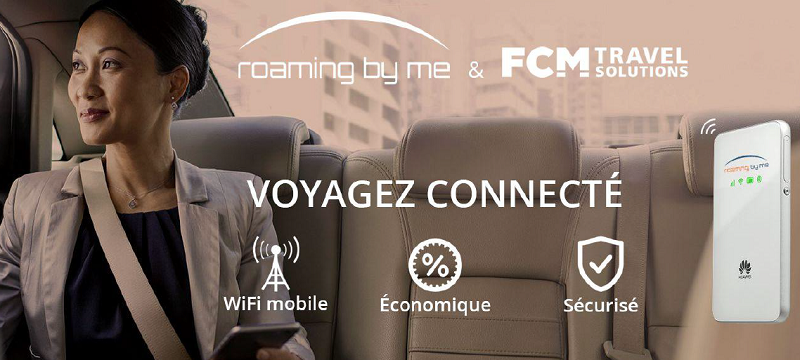 Pocket WiFi : FCM Travel Solutions partenaire de Roaming By Me