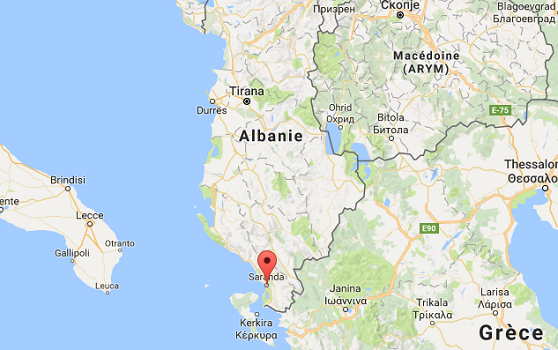 Saranda est un port du Sud de l'Albanie - DR : Google Maps