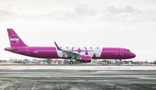 WOW Air volera désormais deux fois par jour entre Paris-CDG et Reykjavík - Photo : WOW Air