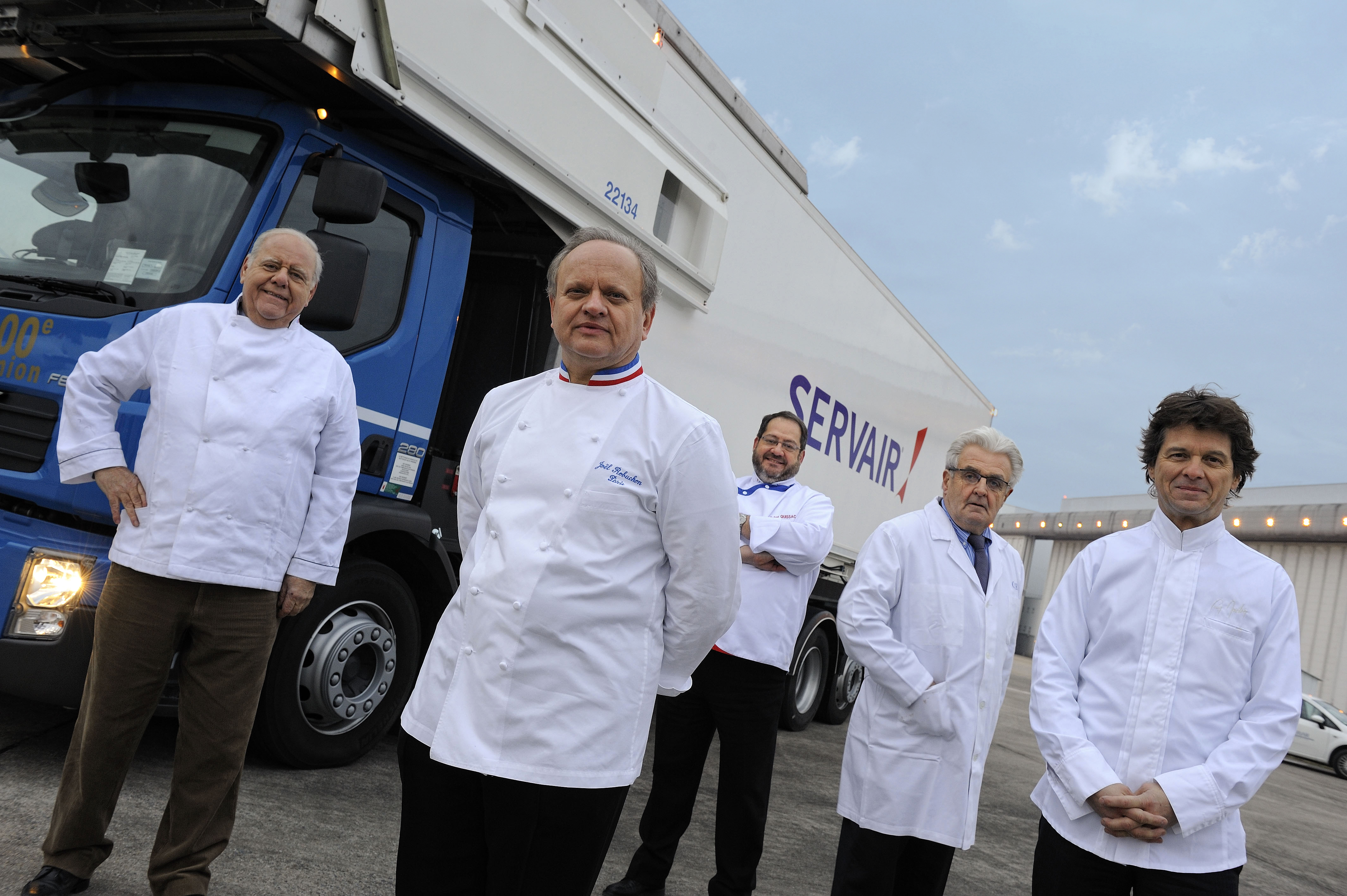 Les membres du studio culinaire Servair® © Patrick Delapierre / Air France