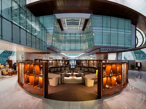 Les travaux de rénovation du salon Classe Affaires d'Emirates à Dubaï ont coûté 10,13 M € - Photo : Emirates