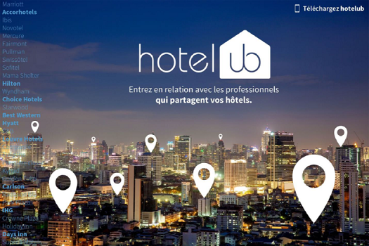 Hotelub met en relation des professionnels en déplacement d'affaires - DR : Hotelub