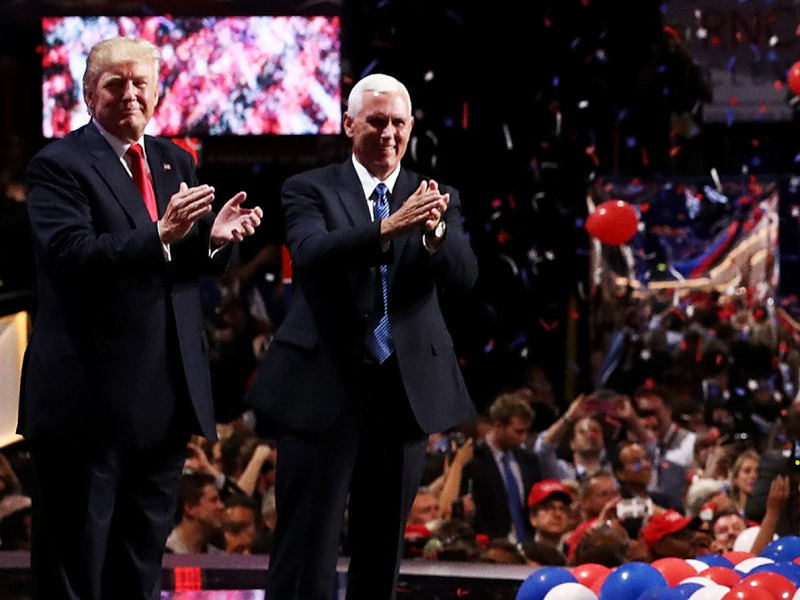 Donald Trump, futur Président des Etats-Unis, avec Mike Pence, son vice-Président - Photo : DonaldTrump.com