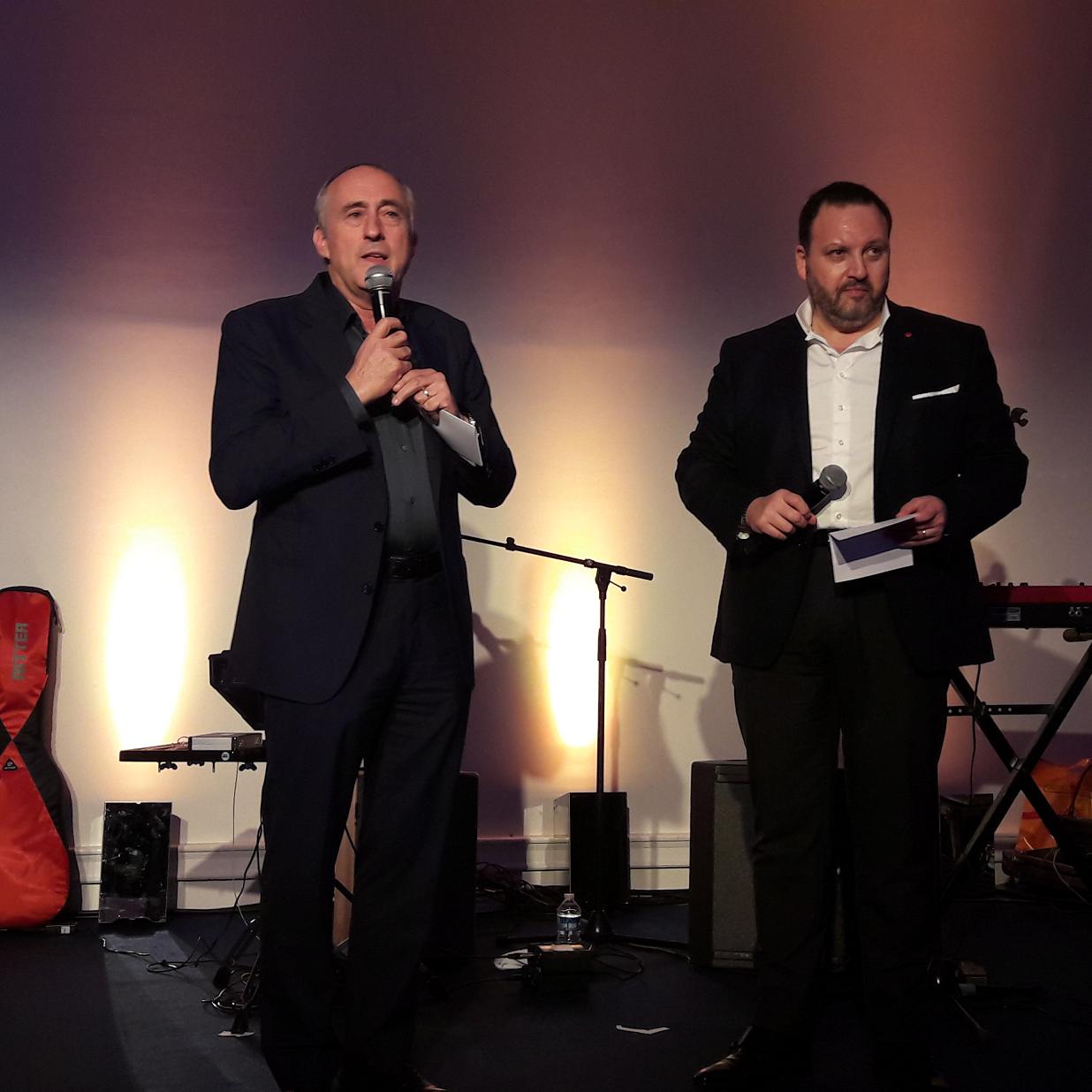 François Venin (à gauche) Vice président Ventes & Marketing du Groupe Beachcomber Hotels et Guy Zekri directeur général depuis huit mois du TO Beachcomber Tours.