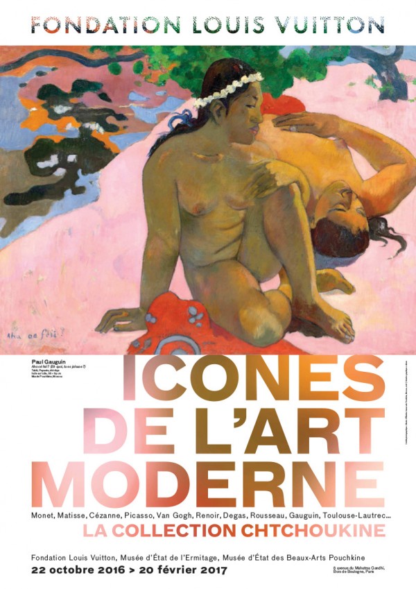Affiche. Fondation Louis Vuitton "Icônes de l'Art Moderne. La collection Chtchoukine"