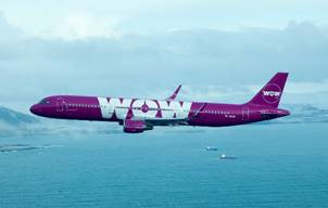 WOW Air augmente ses vols le Canada- Photo : WOW Air
