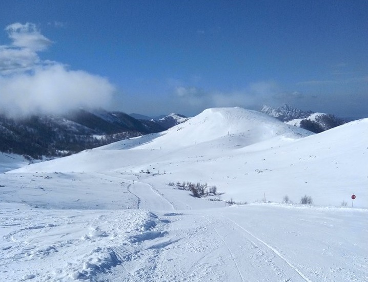 A 20 minutes de Bastelica, le plateau d’Ese se couvre parfois de blanc au plus fort de l’hiver - Photo Page Facebook La station du Val d'Ese