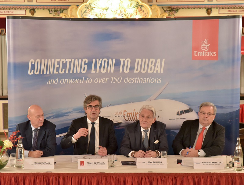 La conférence de presse d'Emirates - DR La conférence de presse d'Emirates - DR