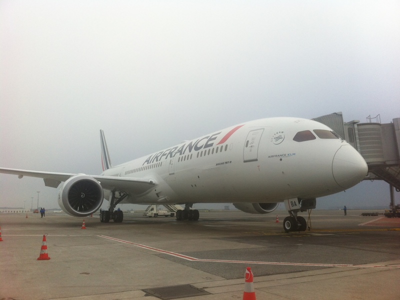 L'arrivée du premier Dreamliner d'Air France à Paris - DR : LAC
