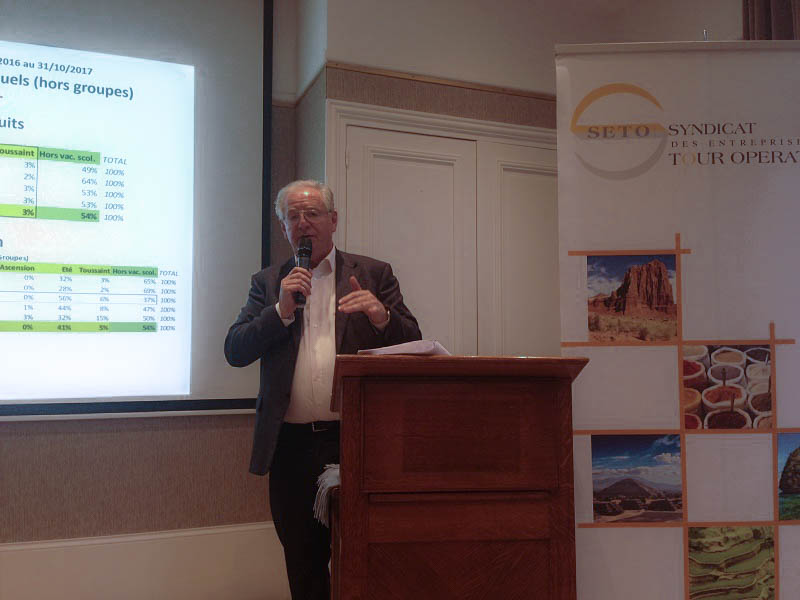 Réné-Marc Chikli, président du SETO lors de la conférence de presse du SETO à Deauville - Photo CE Réné-Marc Chikli, président du SETO lors de la conférence de presse du SETO à Deauville - Photo CE