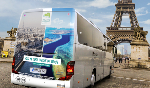La campagne internationale de Nouvelle Calédonie Tourisme débute le 23 décembre avec l'affichage à Paris - Photo : Nouvelle Calédonie Tourisme