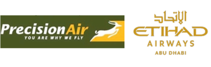 Etihad Airways en code share avec Precision Air (Tanzanie) - DR