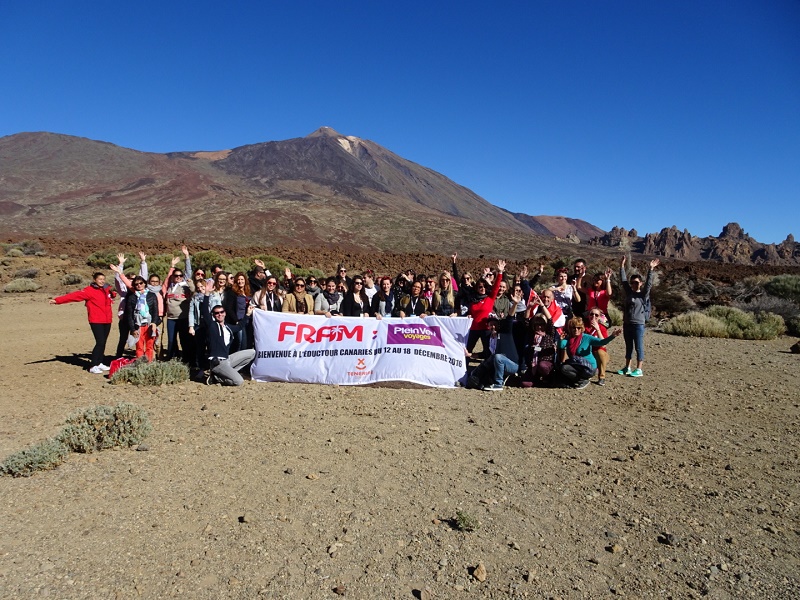 La photo de Groupe lors de l'éductour aux Canaries - Photo FRAM La photo de Groupe lors de l'éductour aux Canaries - Photo FRAM