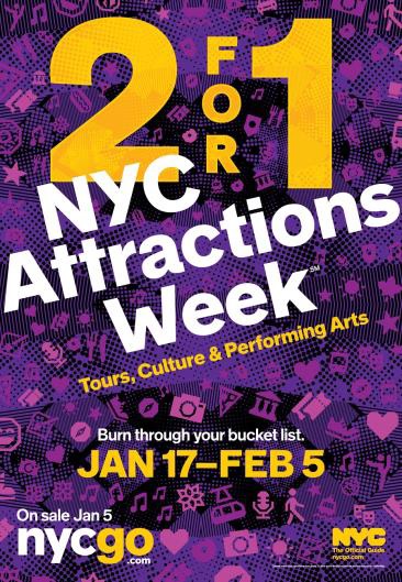 New York : lancement de l'offre NYC Attractions Week