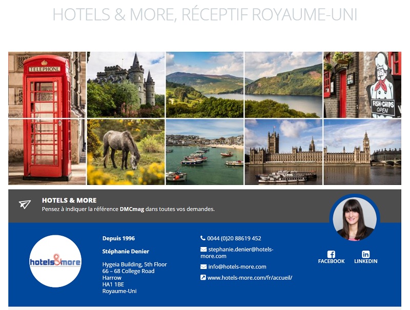 Hotels & More, spécialiste du Royaume-Uni