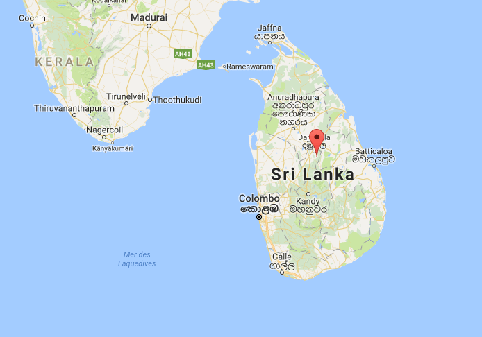 La piste de l’aéroport international Bandaranaike (Colombo) sera fermée pour rénovations du 6 janvier au 6 avril 2017 inclus, de 8.30 à 16.30, heures locales. - Capture écran Google Map