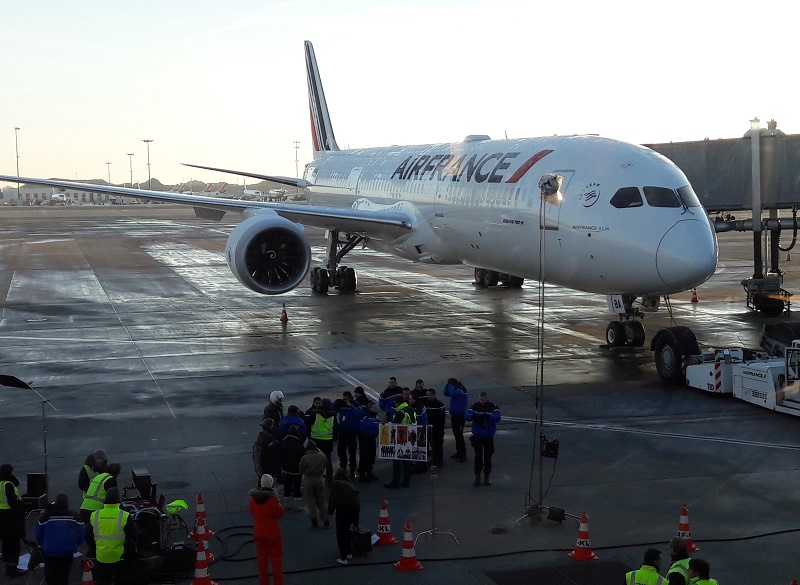 Le nouveau Dreamliner d'Air France - Photo CH