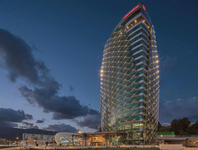 Le Sheraton Annaba dispose de 201 chambres, dont 15 suites exécutives et une suite présidentielle, réparties sur 18 étages - DR : Marriott International