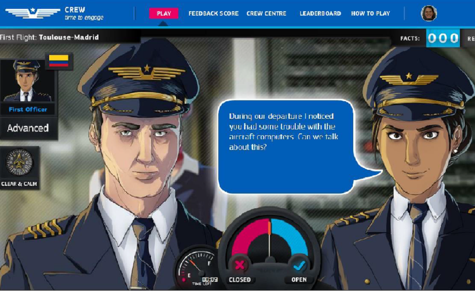 Crew est un jeu de rôles où les employés peuvent jouer différents personnages (c) Capture Amadeus