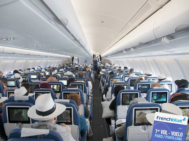 Du 10 février au 31 mars, French Blue proposera à ses passagers des vols Paris Orly - Punta Cana un accès gratuit à une plate-forme e-commerce : SKYdeals.shop. (c) French Blue