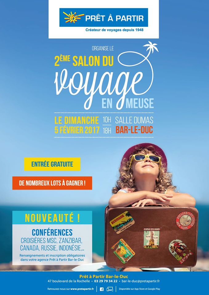 Prêt-à-Partir prépare la 2e édition du Salon du Voyage en Meuse