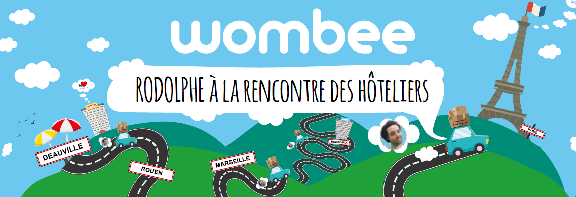 Wombee part à la rencontre des hôteliers français pour présenter son site et son application