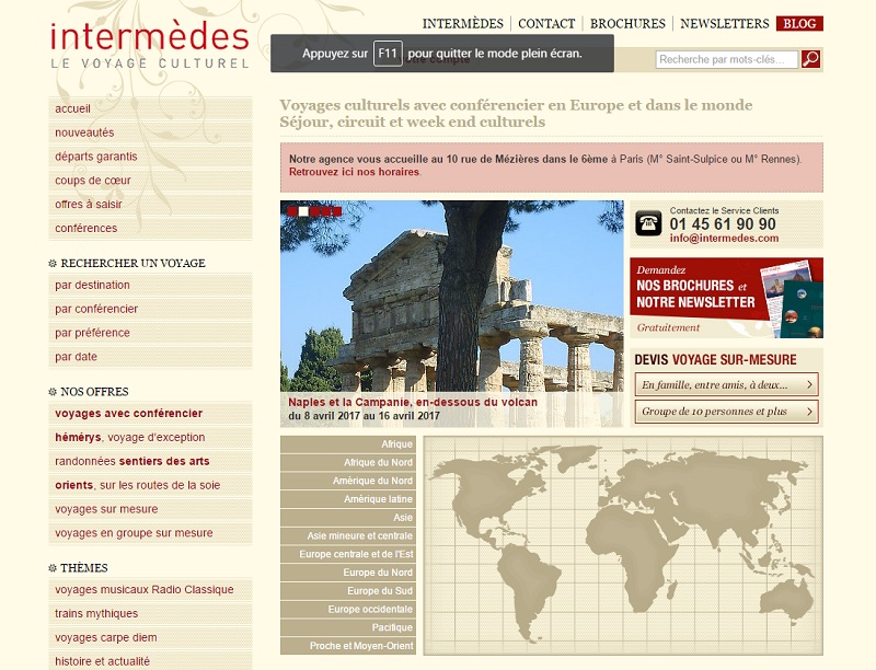 Intermèdes a clôturé l'année avec un chiffre d'affaires de près de 28 millions d'euros - DR : Capture Intermèdes Intermèdes a clôturé l'année avec un chiffre d'affaires de près de 28 millions d'euros - DR : Capture Intermèdes