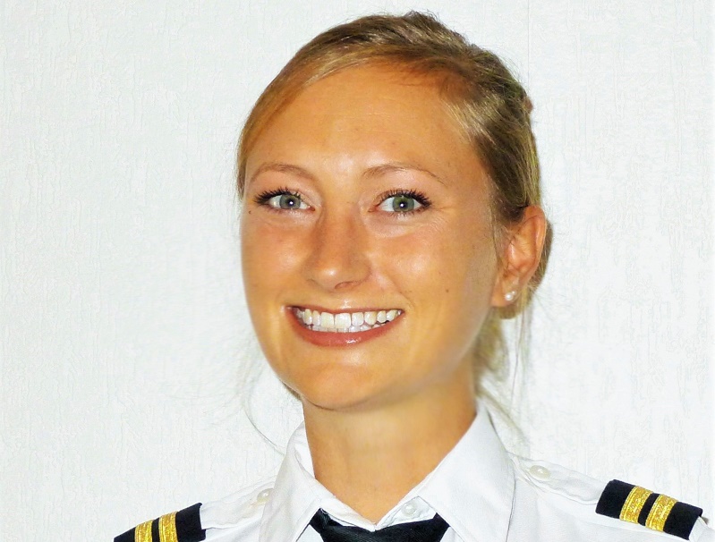 Marine est pilote chez Volotea - Photo : Volotea