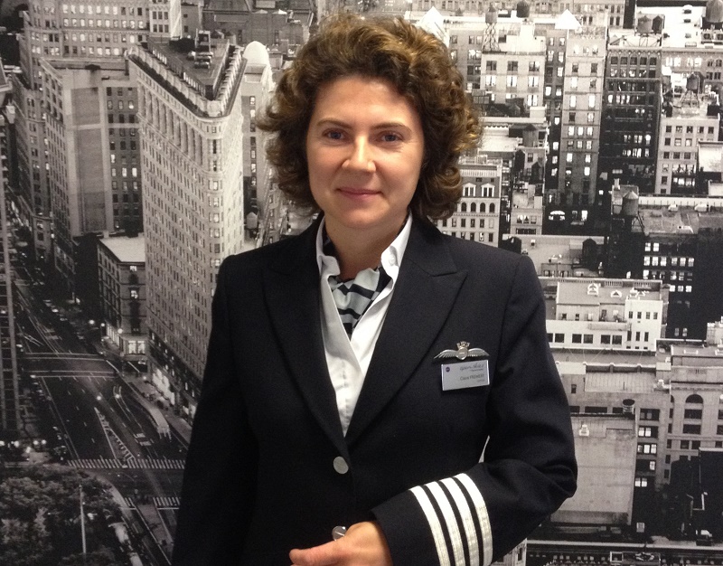 Claire Fremery, commandant de bord chez Openskies - DR : Openskies