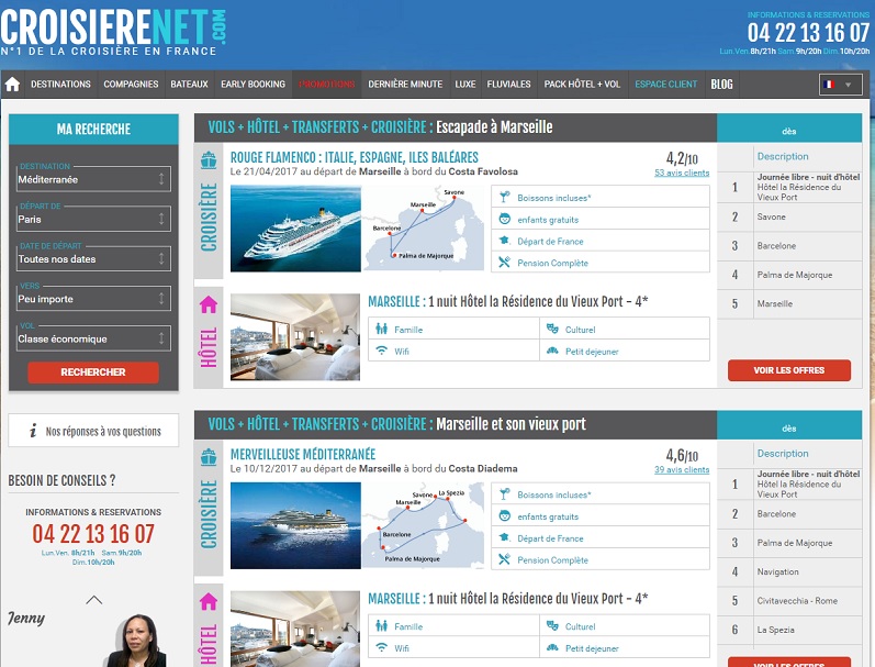 Croisierenet.com lance une facilité de paiement en 4 fois