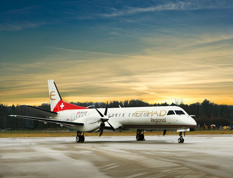 Le vol sera opéré par Etihad Regional avec un avion Saab 2000 de 50 places - DR
