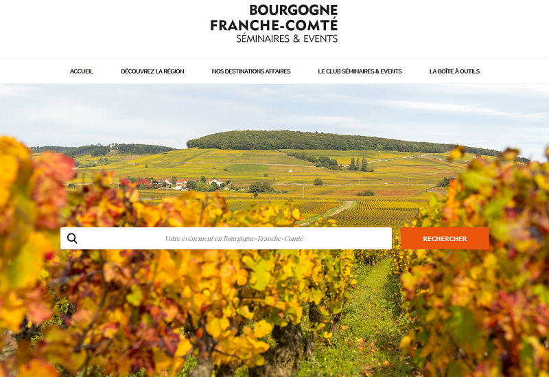 Le nouveau site de la région Bourgogne-Franche-Comté - DR