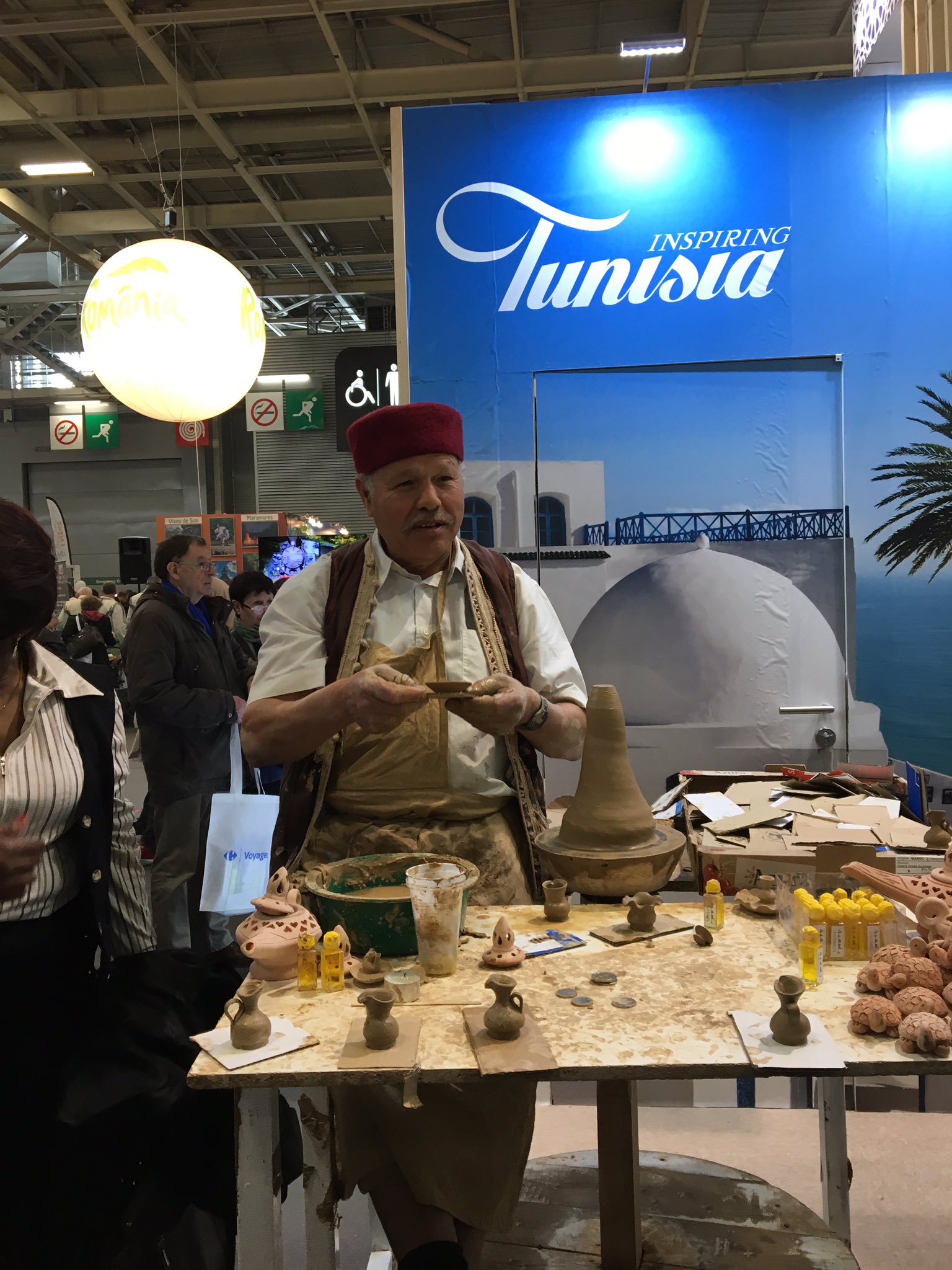 Sur le stand de la Tunisie © DR Sur le stand de la Tunisie © DR