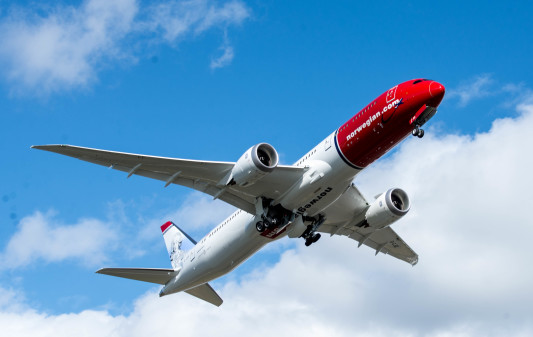 Norwegian va augmenter son offre de sièges de 30 % entre Nice et Oslo grâce au B787 Dreamliner en 2017 - Photo : Norwegian