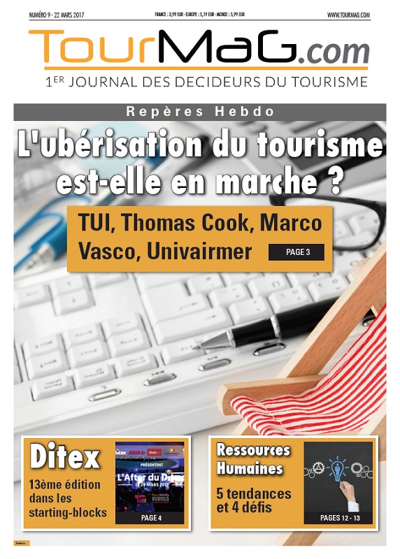 La couverture du 9e numéro de Repères Hebdo - DR : TourMaG.com