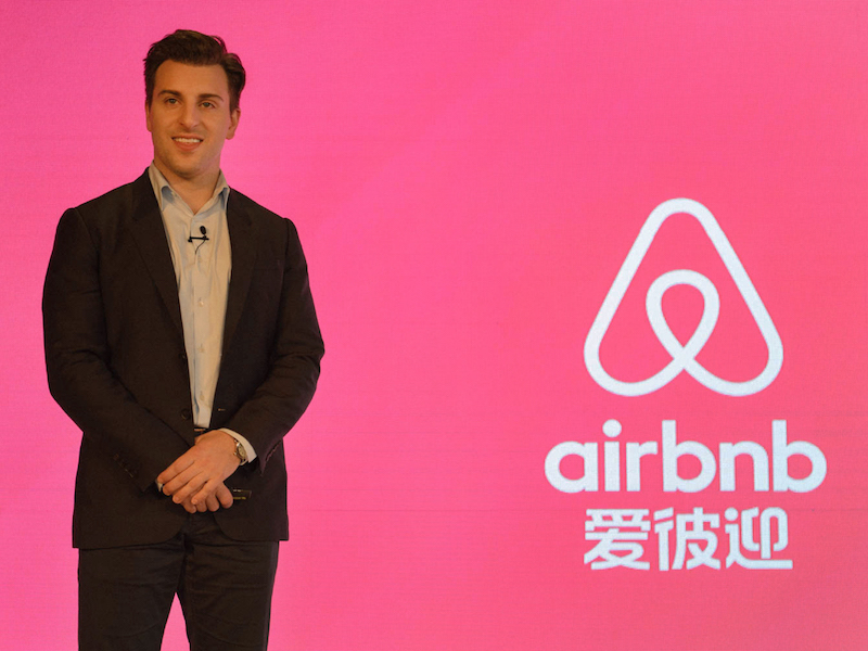 Brian Chesky, PDG d'Airbnb a annoncé ses ambitions pour la Chine (c) Airbnb Inc