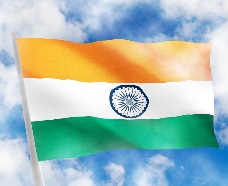 Drapeau de l'Inde - DR : cooperr-Fotolia.com
