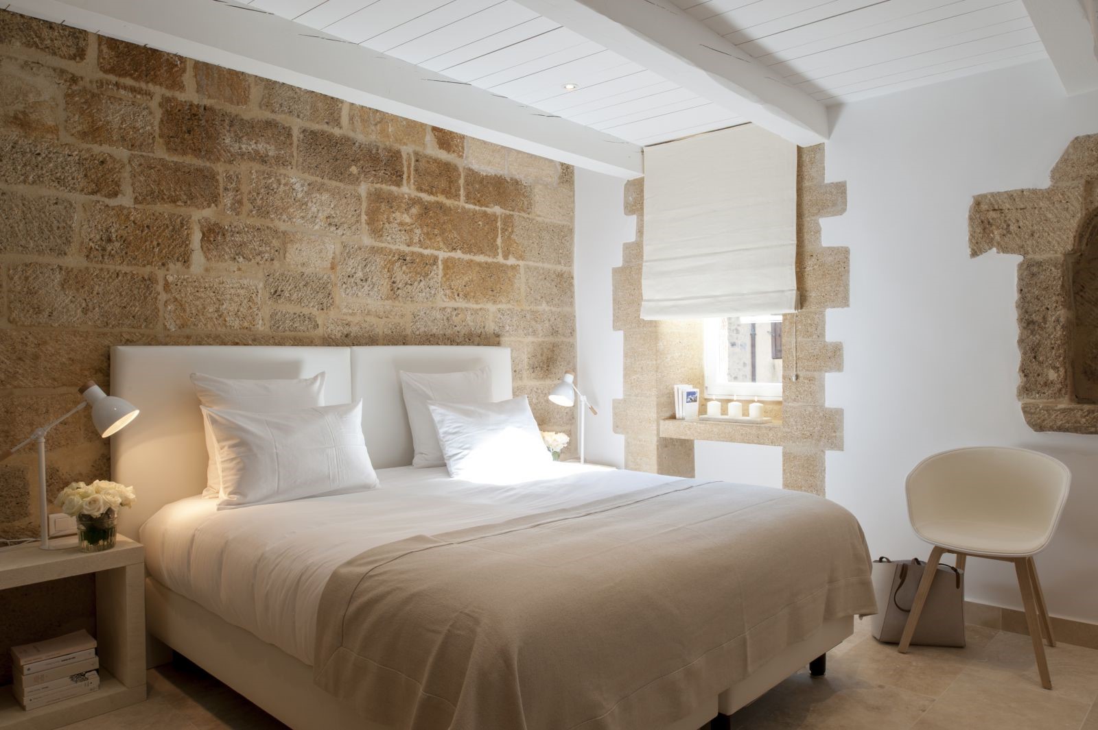 La décoration confiée à Nathalie Megret joue sur la sobriété - DR : Le Vieux Castillon La décoration confiée à Nathalie Megret joue sur la sobriété - DR : Le Vieux Castillon