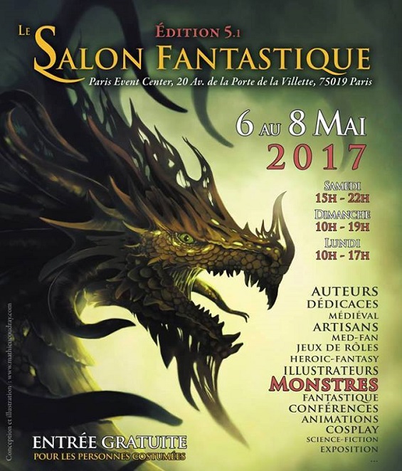 Une immersion dans l'univers du fantastique à Paris du 6 au 8 mai 2017