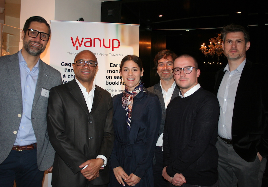 L'équipe de Wanup réunie à Paris à l'hôtel MonHôtel (c) Johanna Gutkind