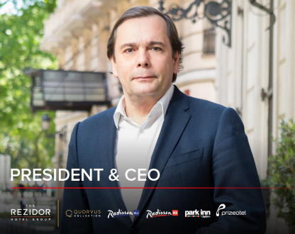 Federico Gonzàlez-Tejera est le nouveau PDG de Rezidor Hotel Group - Photo : Rezidor Hotel Group