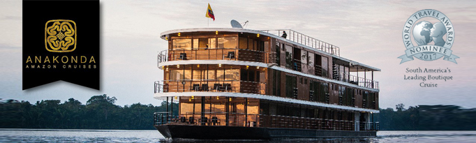 Les croisières Anakonda Amazon Cruises représentées par V. Islands Marketing