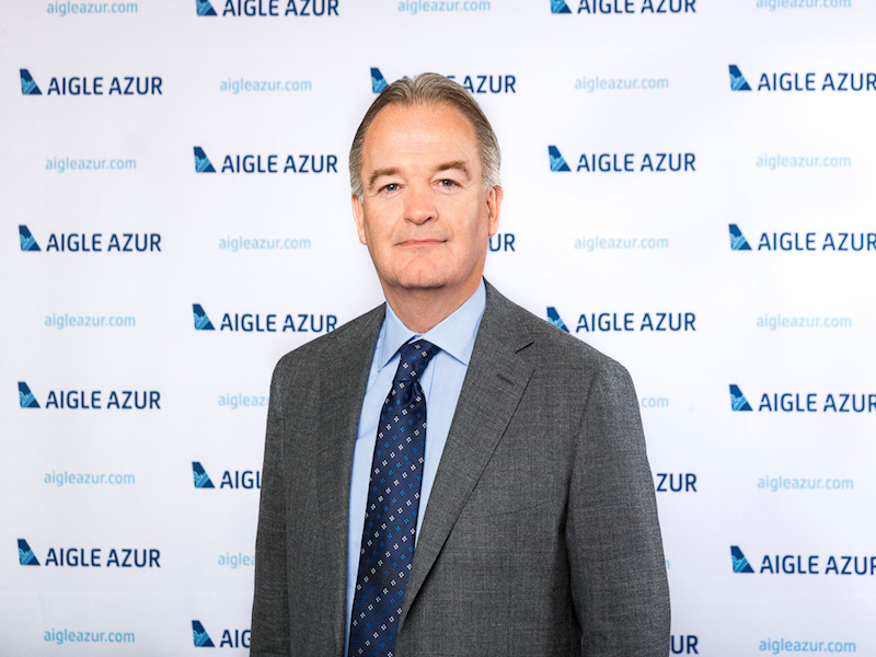 Michael Hamelink est P-DG d'Aigle Azur depuis le 27 mai 2015. Il avait remplacé Cedric Pastour à ce poste. © DR Aigle Azur