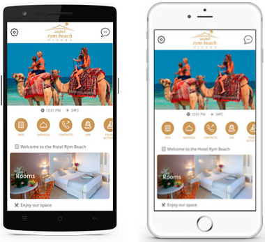 L'application de Seabel Hotels Tunisia est pour le moment disponible en anglais et en français - DR : Seabel Hotels Tunisia