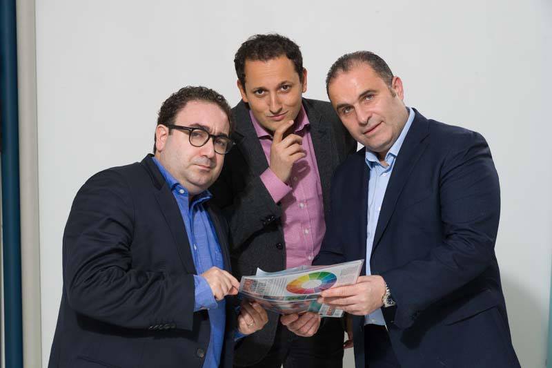 Les fondateurs d'Ametix : Vincent Klingbeil, Stéphane Boukris et Patrick Bunan - DR