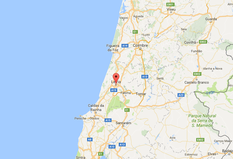 Les incendies touchent la région de Lairia, dans le centre du Portugal - DR : Google Maps